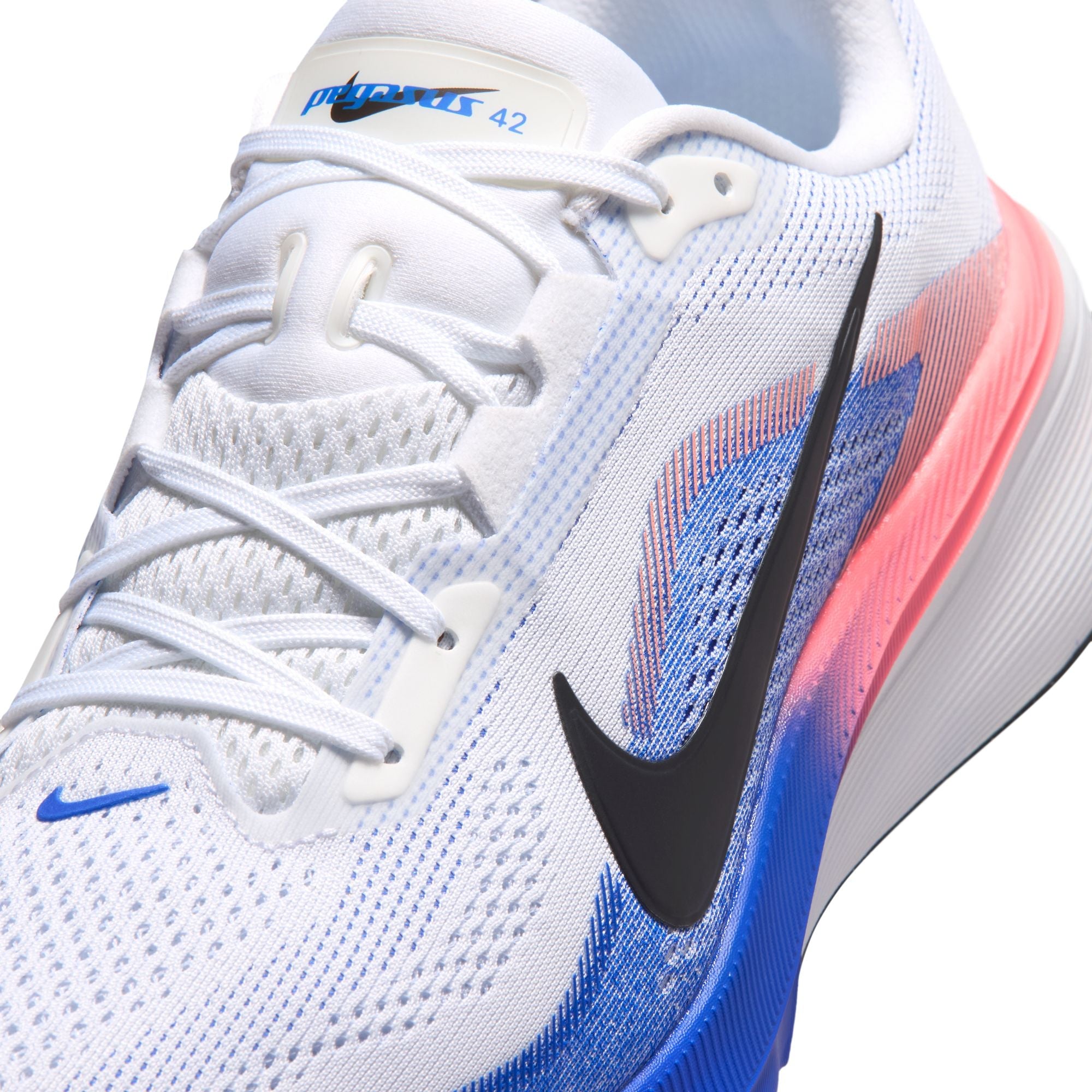 Men's Pegasus 42 (105 - White/Black-Racer Blue-Atomic Pink)