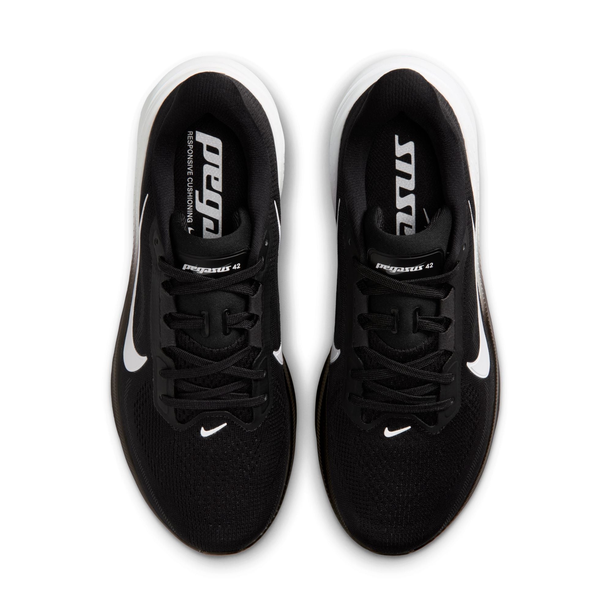 Women's Pegasus 42 (001 - Black/White-Iron Grey)
