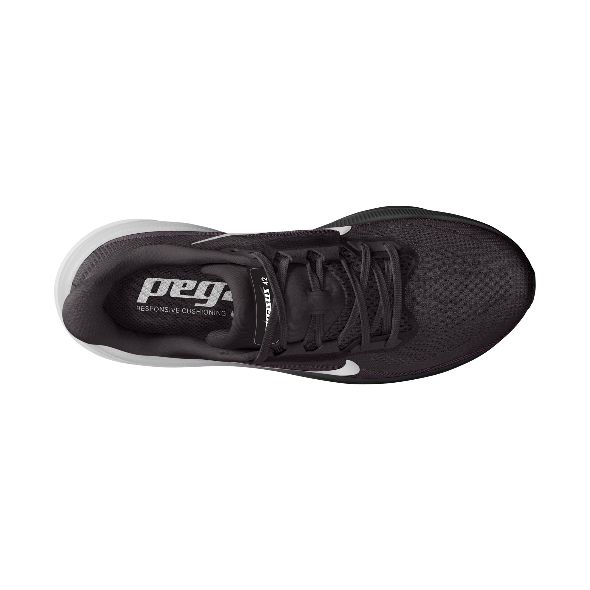 Women's Pegasus 42 (001 - Black/White-Iron Grey)