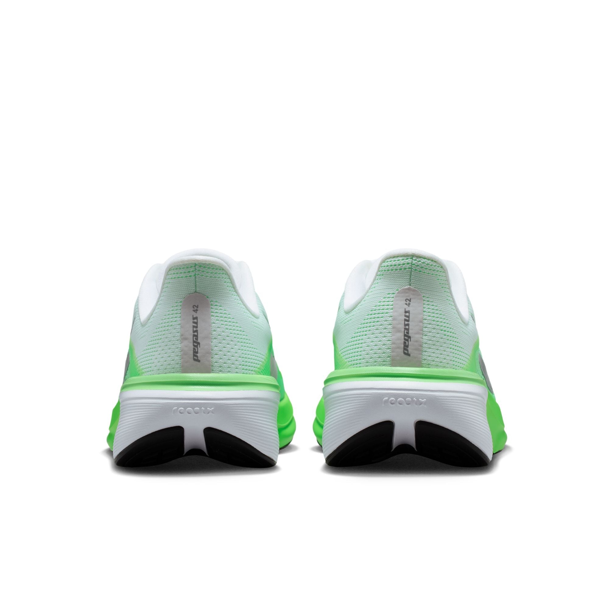 Women's Pegasus 42 (101 - White/Metallic Silver-Green Strike)