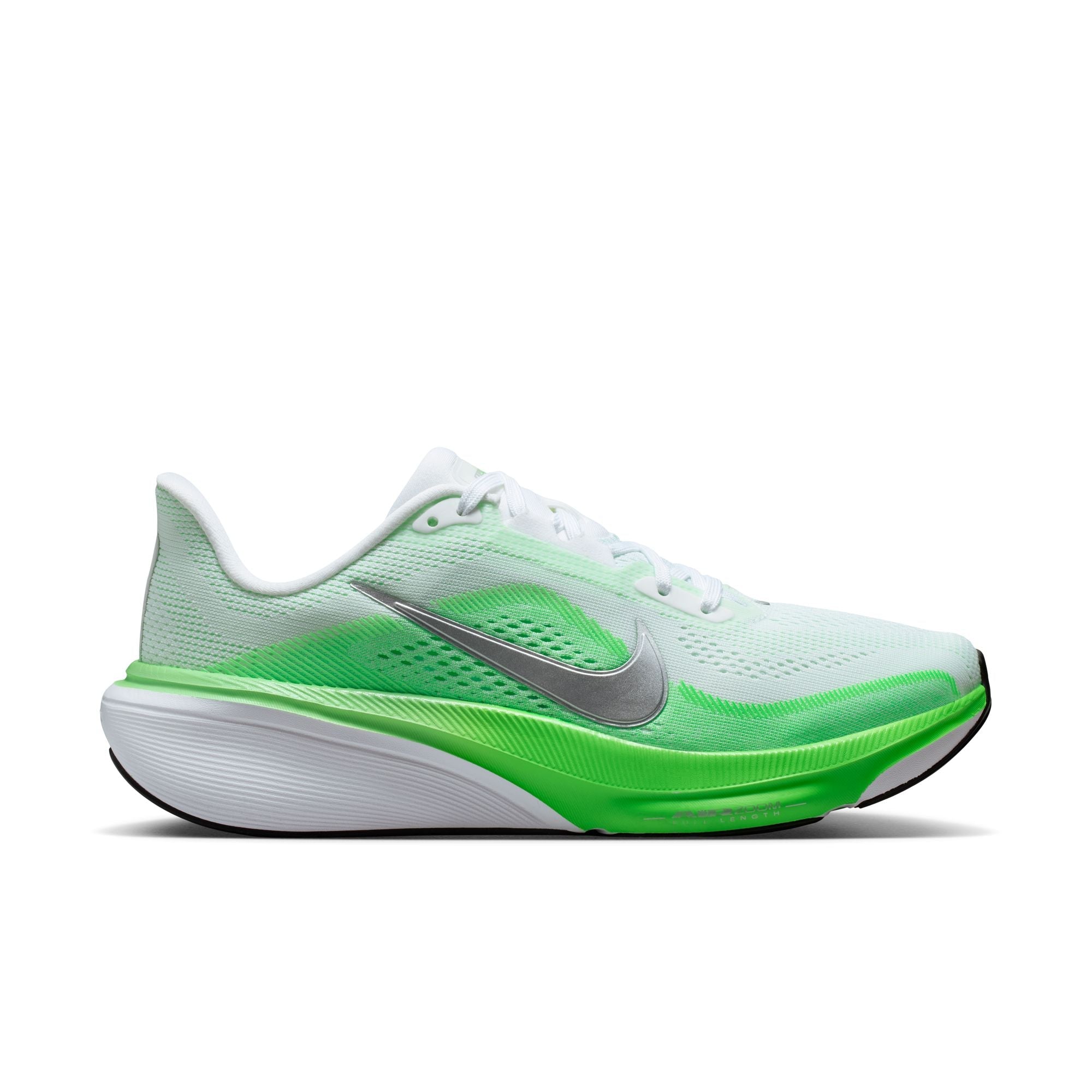 Women's Pegasus 42 (101 - White/Metallic Silver-Green Strike)