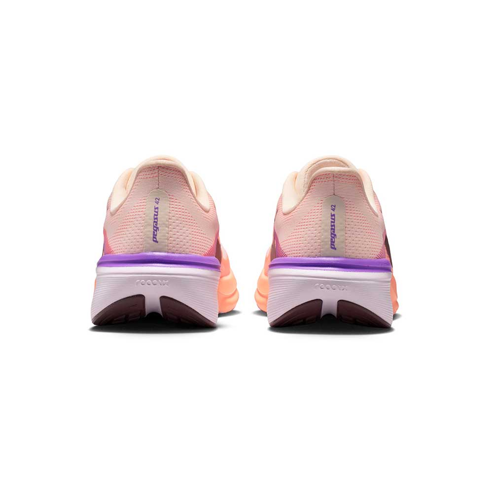 Women's Pegasus 42 Running Shoe - Chalk/Tattoo/Orange Pulse/Bright Violet - Regular (B)
