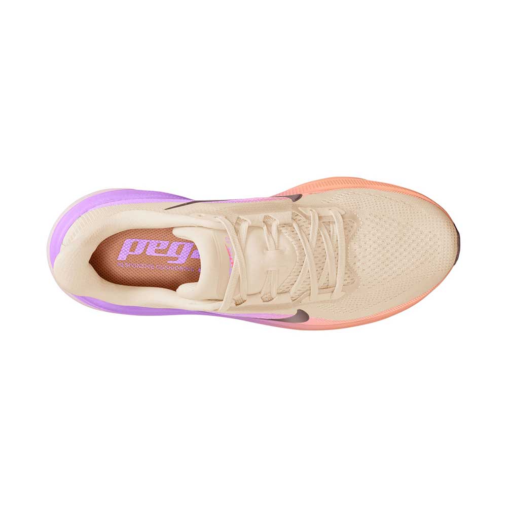 Women's Pegasus 42 Running Shoe - Chalk/Tattoo/Orange Pulse/Bright Violet - Regular (B)