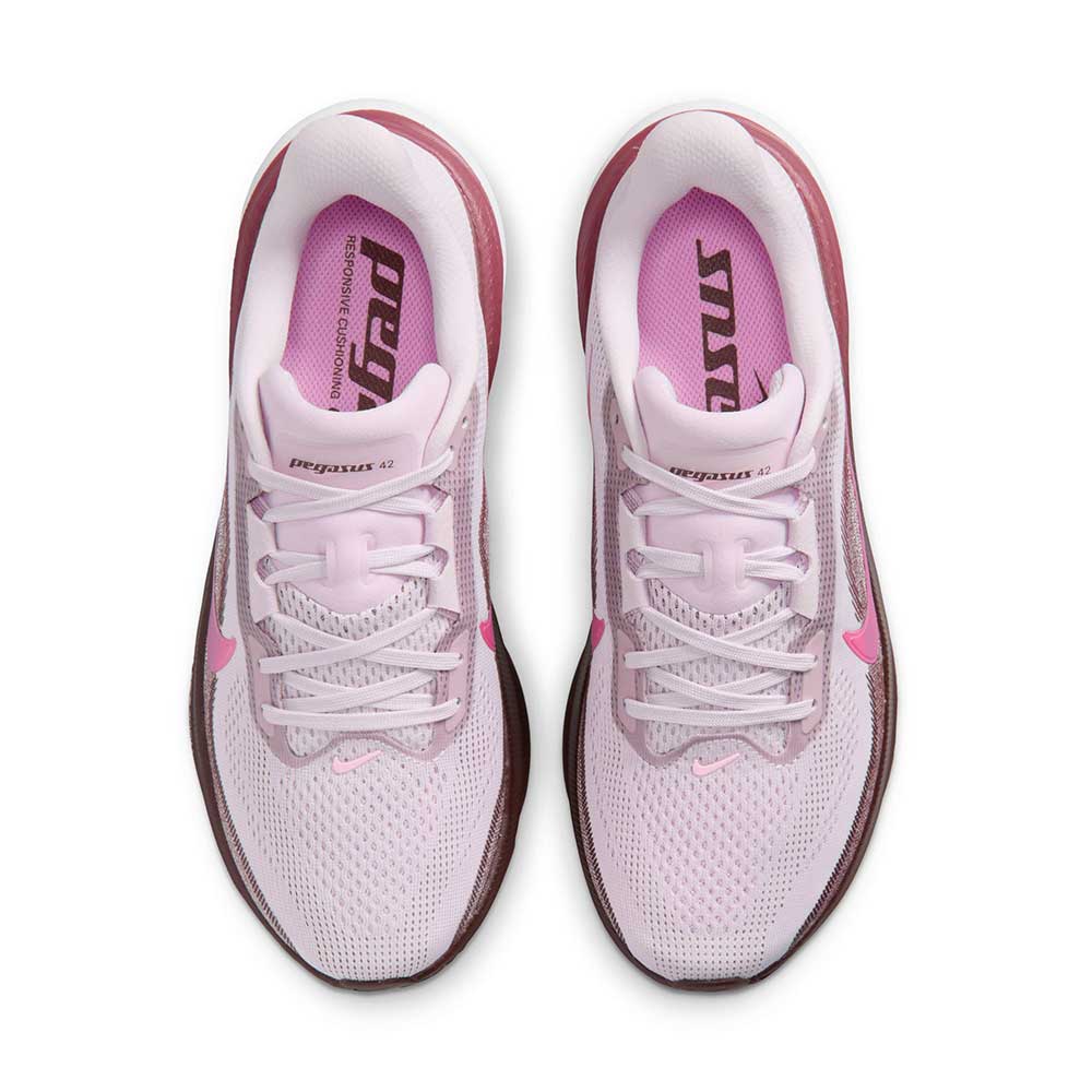 Women's Pegasus 42 Running Shoe - Bleached Lilac/Pink Rise/Mystic Dates - Regular (B)