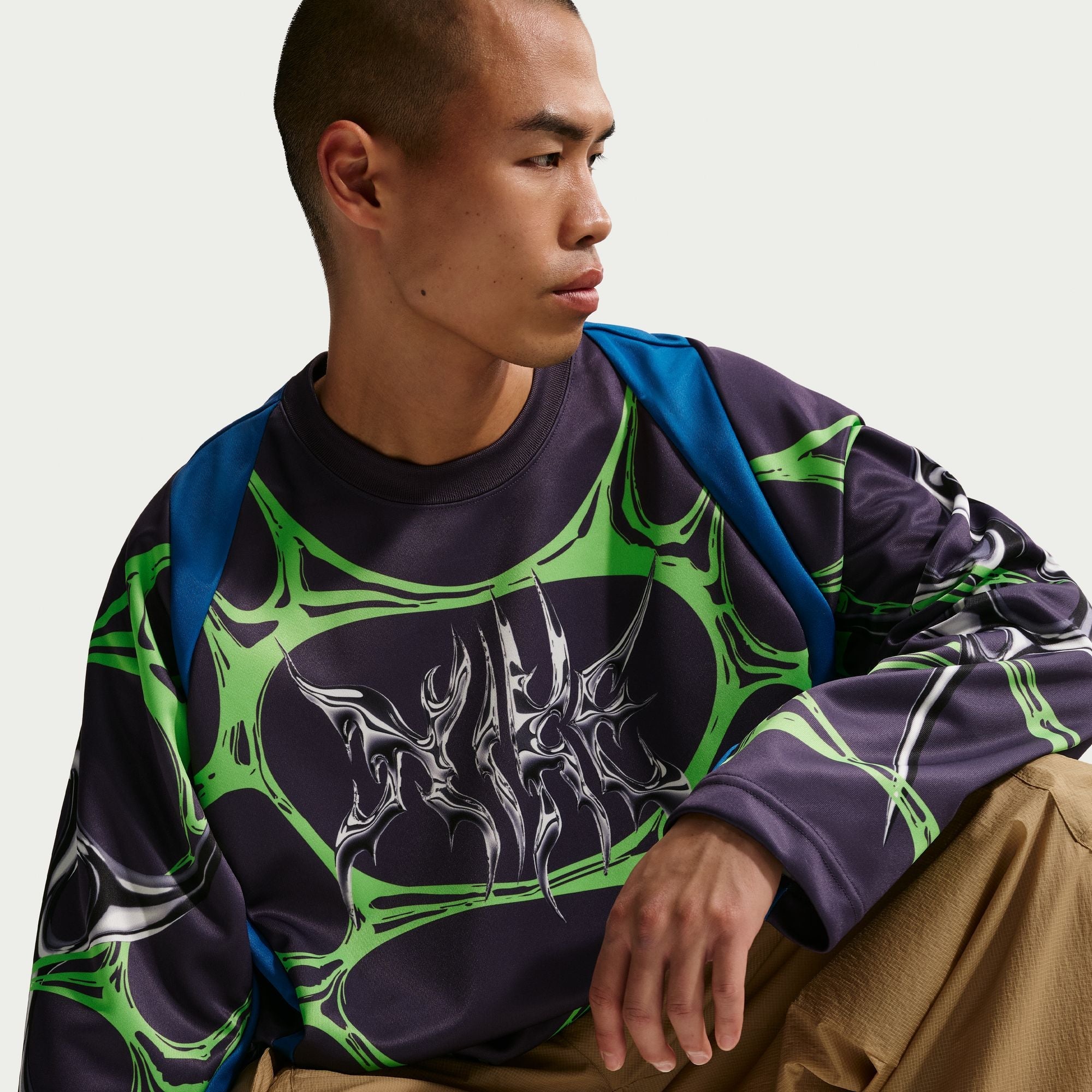 Men's Nike Project FROG Jelly Cage Jersey - Brilliant Blue/Dark Raisin/Vivid Purple