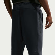 Men's Nike Tech Color-Block Open-Hem Fleece Pants - Black/Anthracite/Black