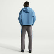 Men's Nike Tech Color-Block Open-Hem Fleece Pants - Pencil Point/Work Blue/Black/Black
