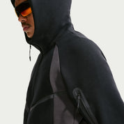 Men's Nike Tech Color-Block Full-Zip Fleece Windrunner Jacket - Black/Anthracite/Black