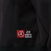 Men's Jordan Flight Club Fleece Full-Zip Knit Hoodie - Black
