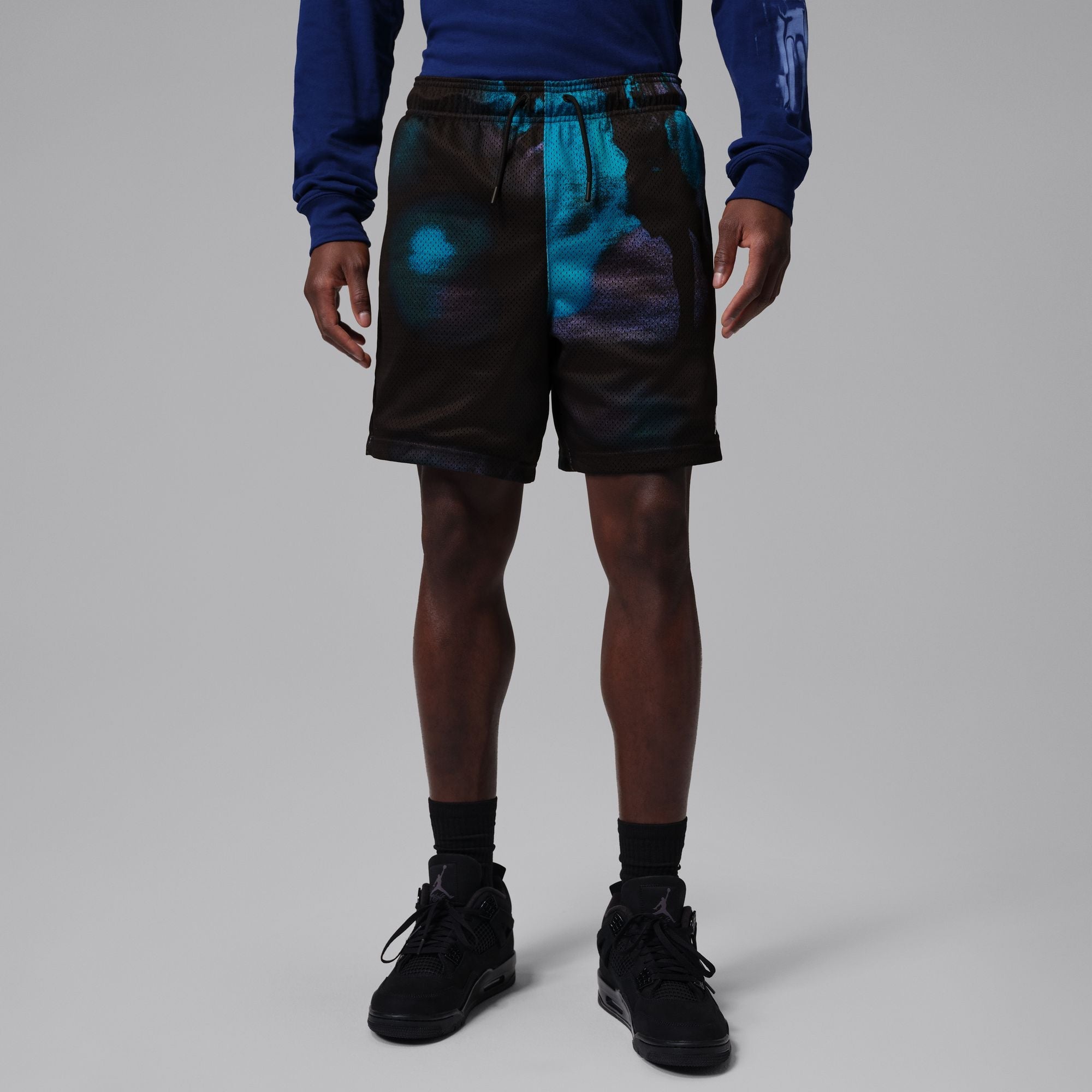 Men's Jordan Brooklyn Dream Dunk Shorts - Black/White