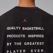 Men's Jordan Flight Script T-Shirt - Black/Gym Red