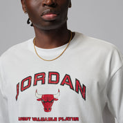 Men's Jordan Flight Essentials Boxy Graphic T-Shirt - White/University Red