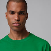 Men's Nike Jordan Flight Essentials Boxy Graphic T-Shirt - Lucky Green/University Red