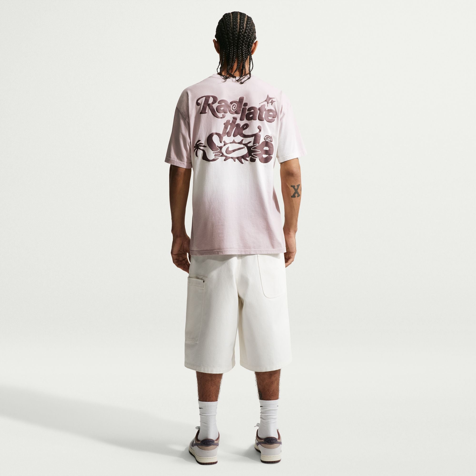 Men's Nike Sportswear Lifestyle Dunk Dip Dye T-Shirt - Sail/Moon Particle