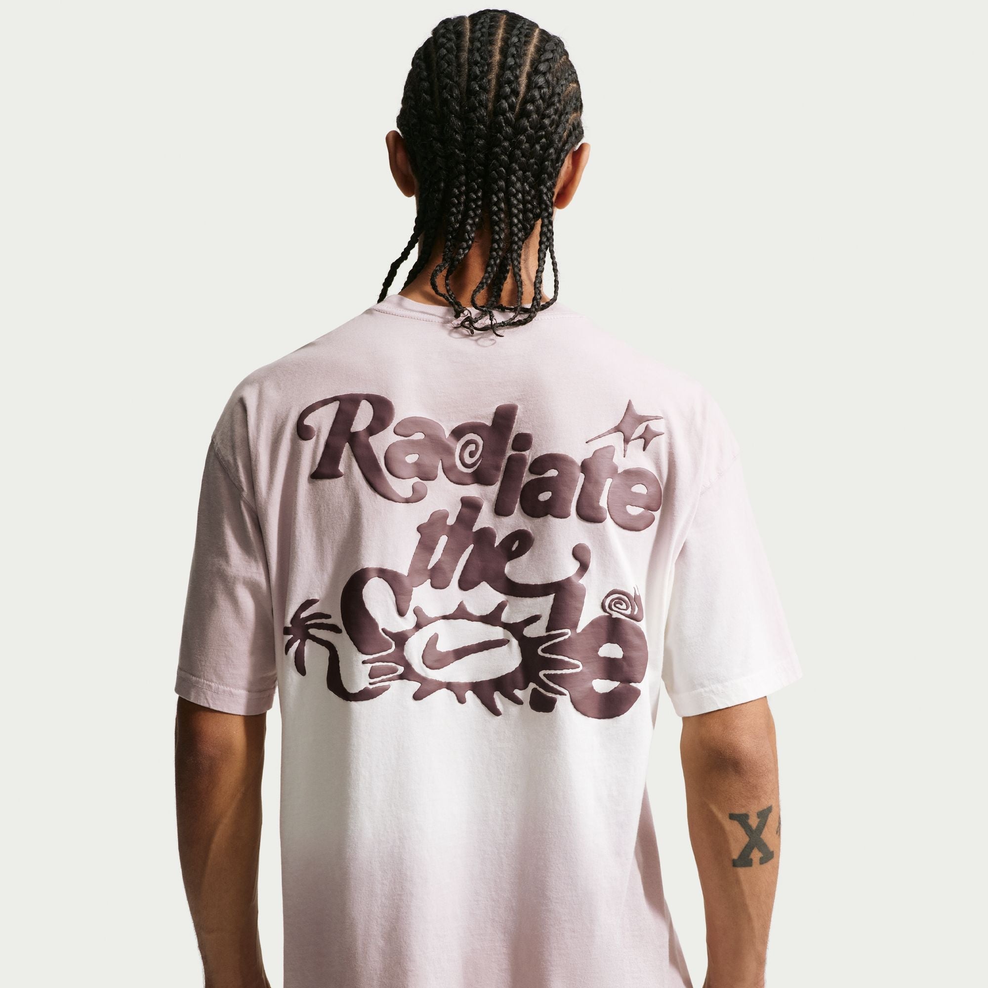 Men's Nike Sportswear Lifestyle Dunk Dip Dye T-Shirt - Sail/Moon Particle