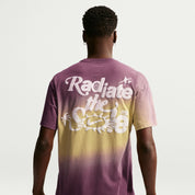 Men's Nike Sportswear Lifestyle Dunk Dip Dye T-Shirt - Buff Gold/Tattoo