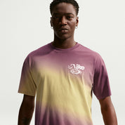 Men's Nike Sportswear Lifestyle Dunk Dip Dye T-Shirt - Buff Gold/Tattoo