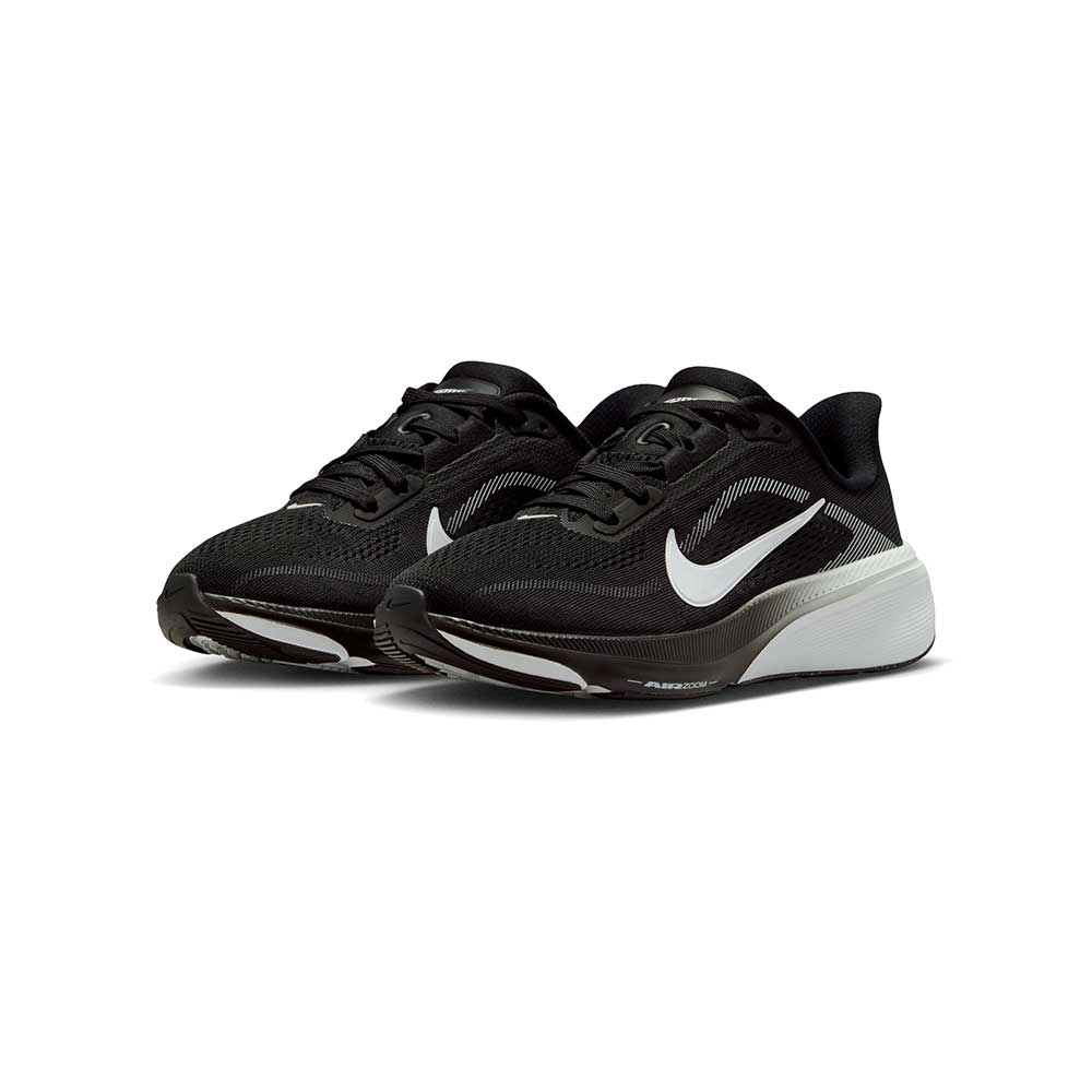 Youth Nike Pegasus 42 Running Shoe - Black/White/Photon Dust - Regular (D)