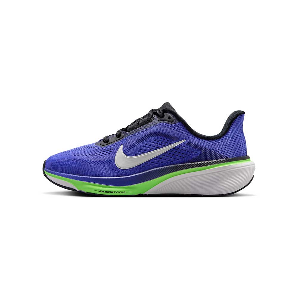 Youth Nike Pegasus 42 Running Shoe - Sapphire/Black/Lapis/Lime Blast - Regular (D)