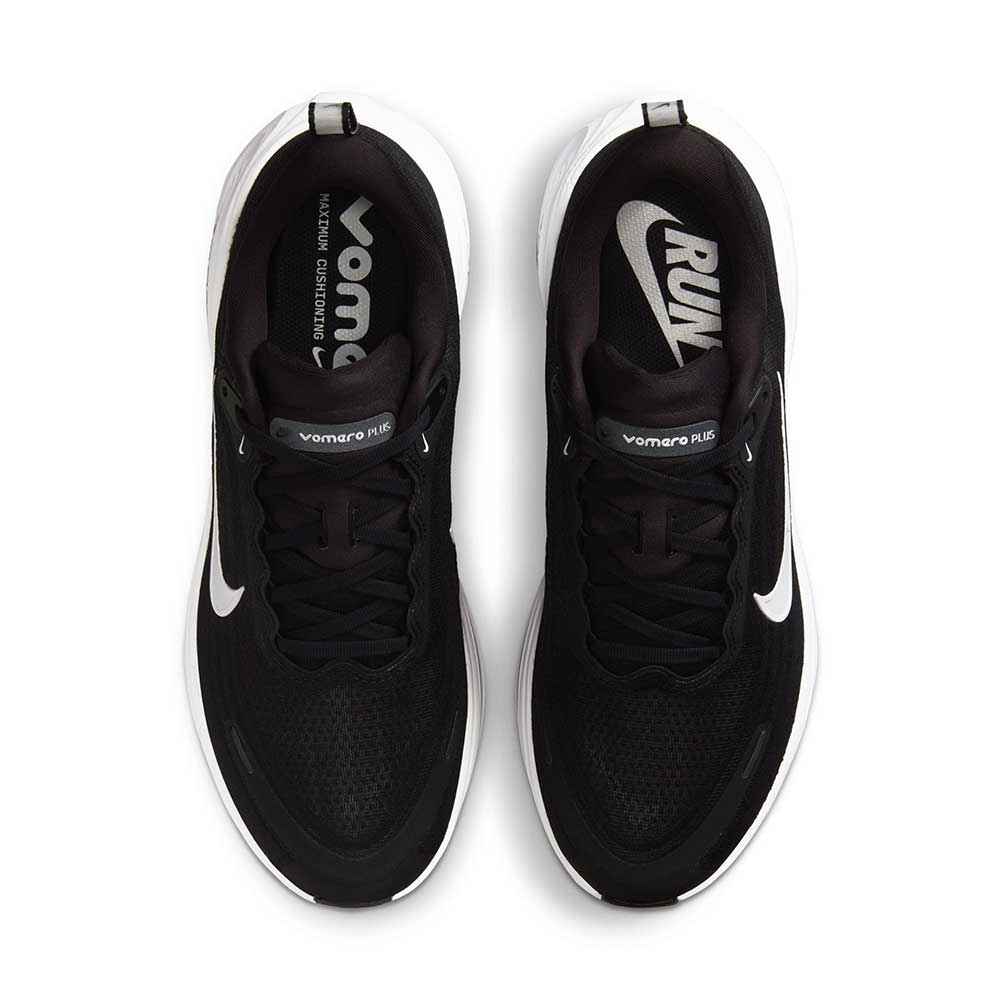 Men's Vomero Plus Running Shoe - Black/White/Cool Grey/Metallic Dark Grey - Wide (2E)