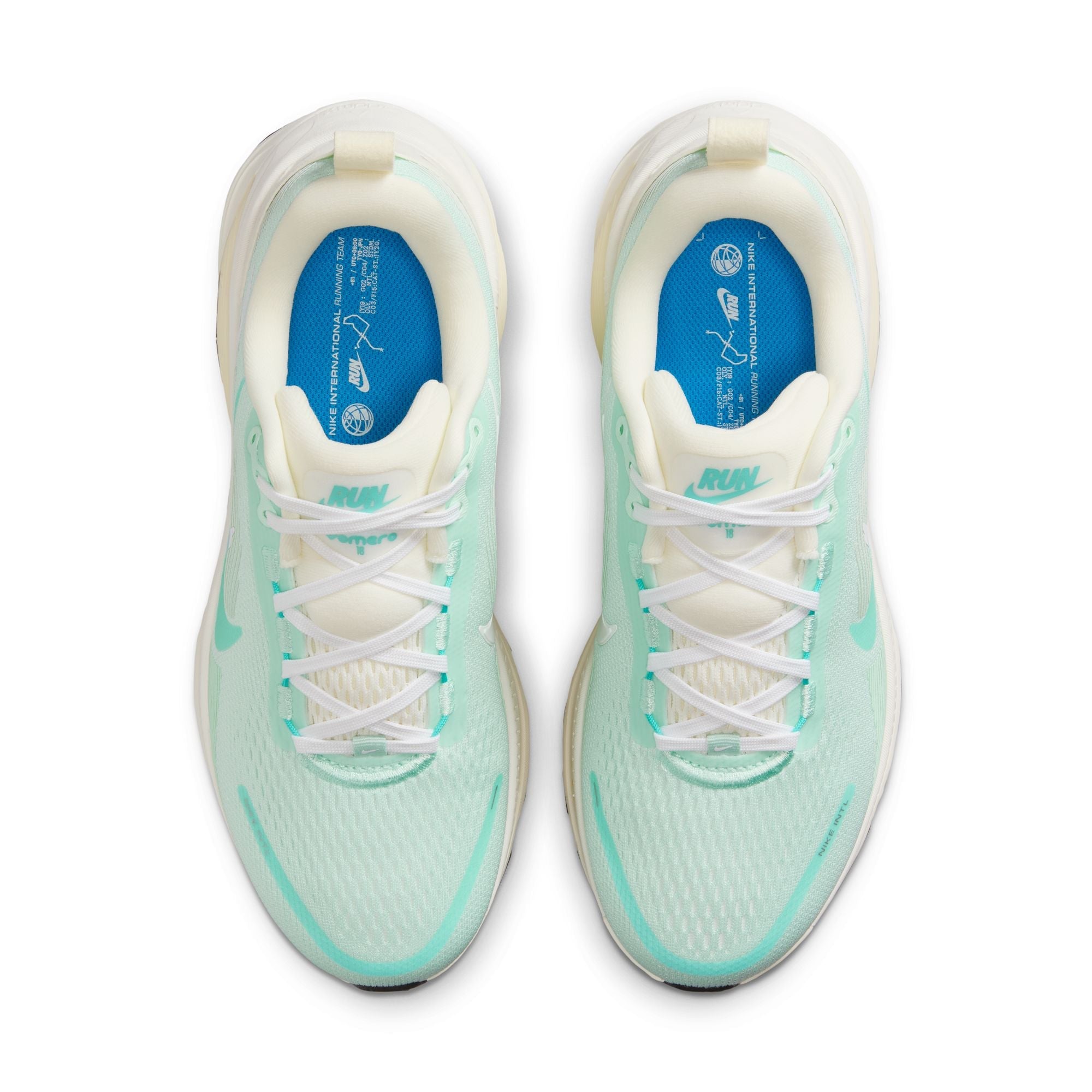 Women's Vomero 18 (331 - Mint Foam/Bleached Turq-Sail-Topaz Gold)