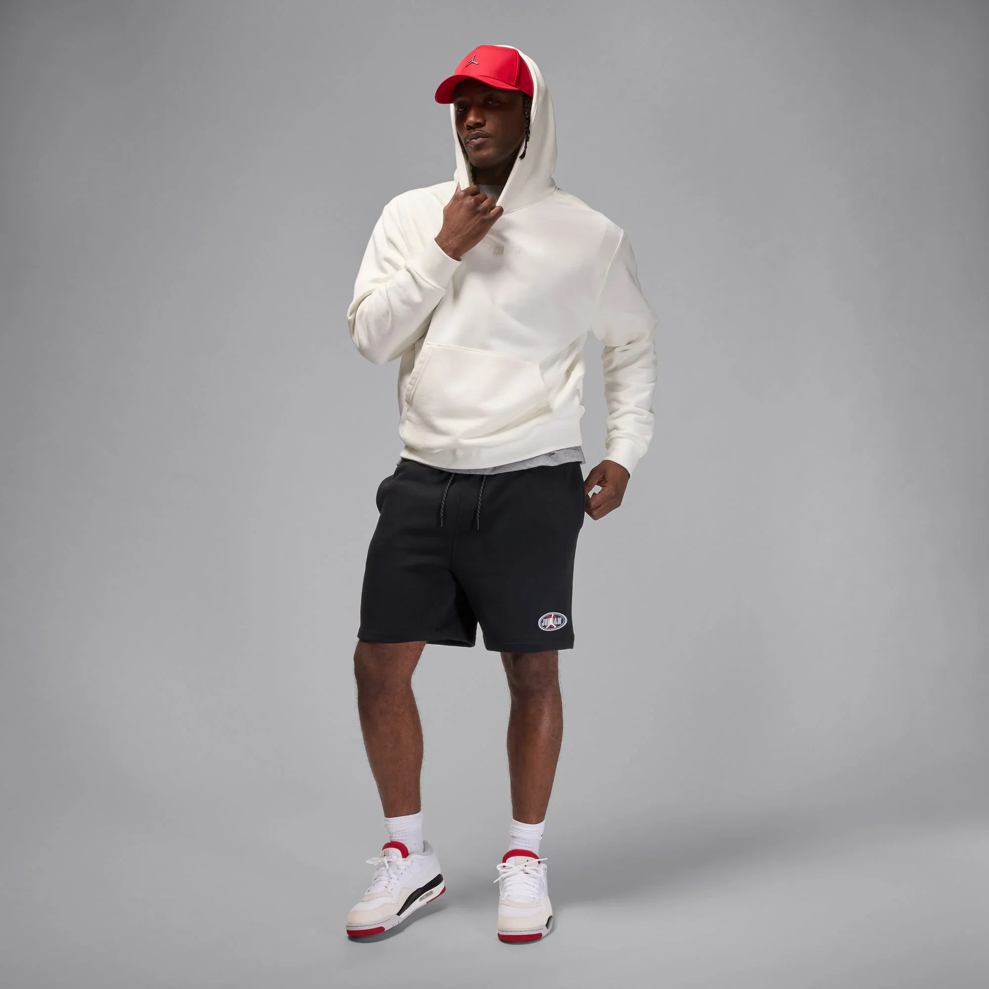 Men's Jordan Brooklyn Fleece Shorts - Black
