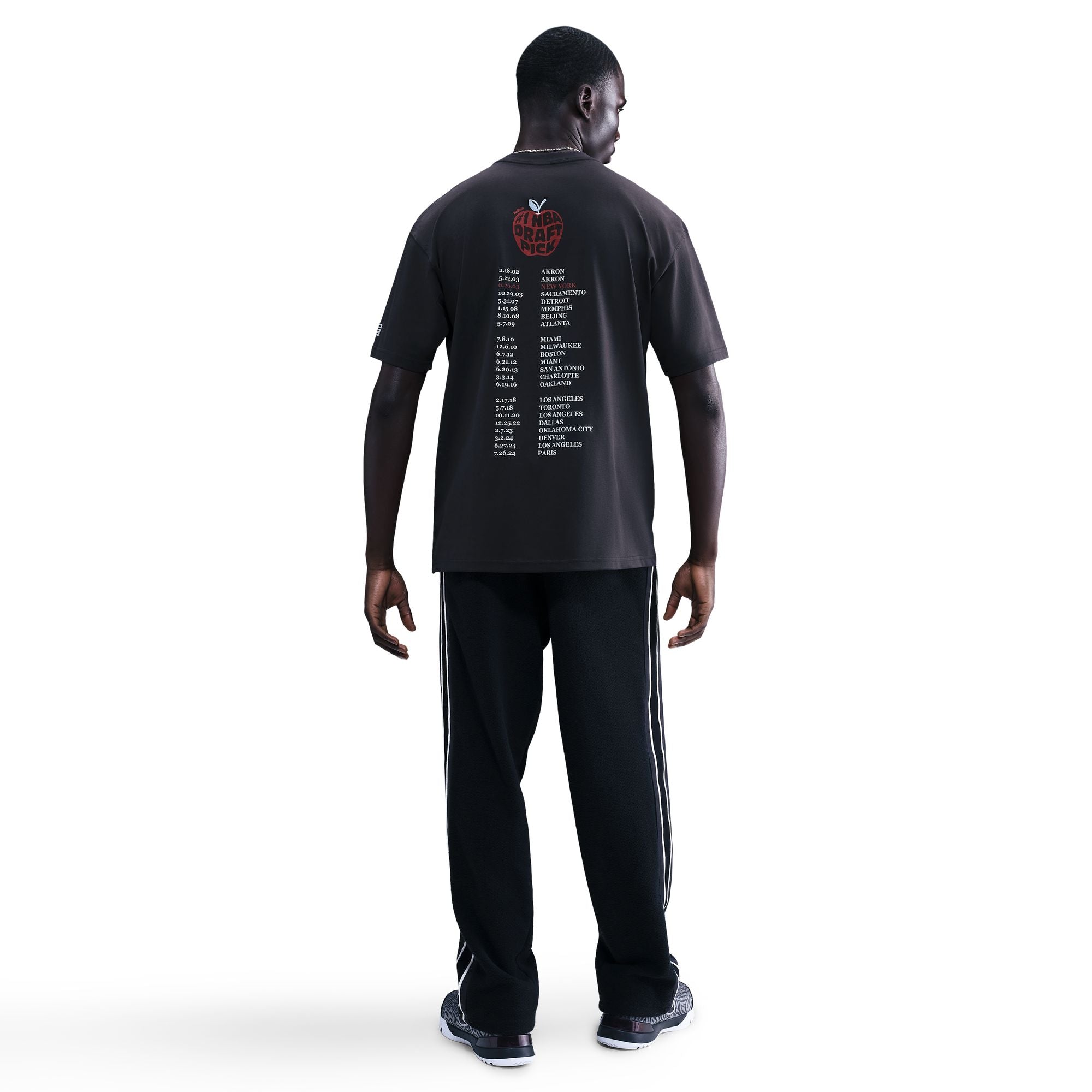 Men's LeBron "Best In Class" Basketball T-Shirt - Off-Noir