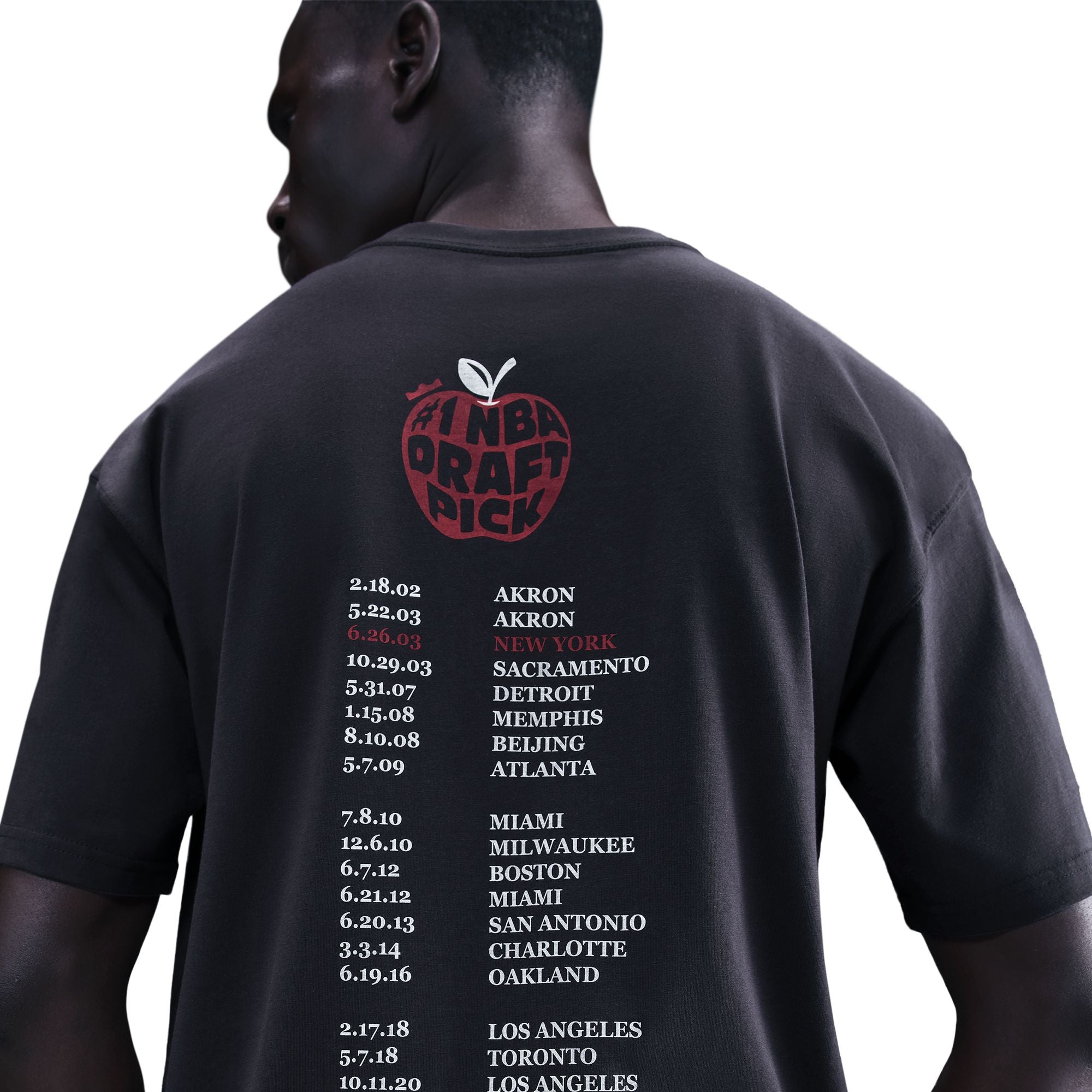 Men's LeBron "Best In Class" Basketball T-Shirt - Off-Noir