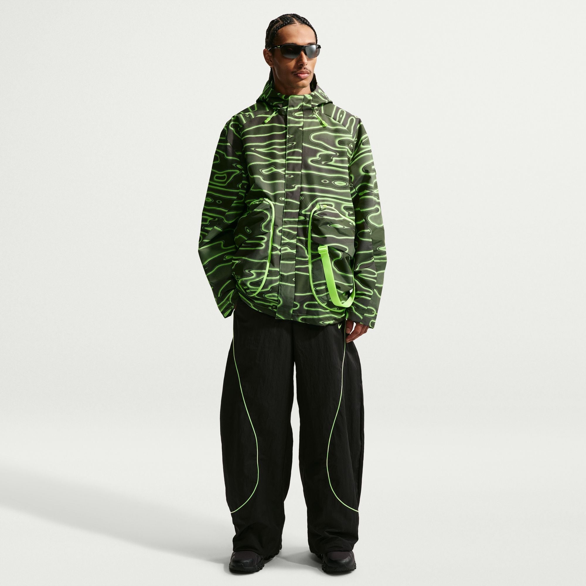 Men's Nike Project FROG Tobi Pants - Black/Volt Ice/Cream II/Volt Ice