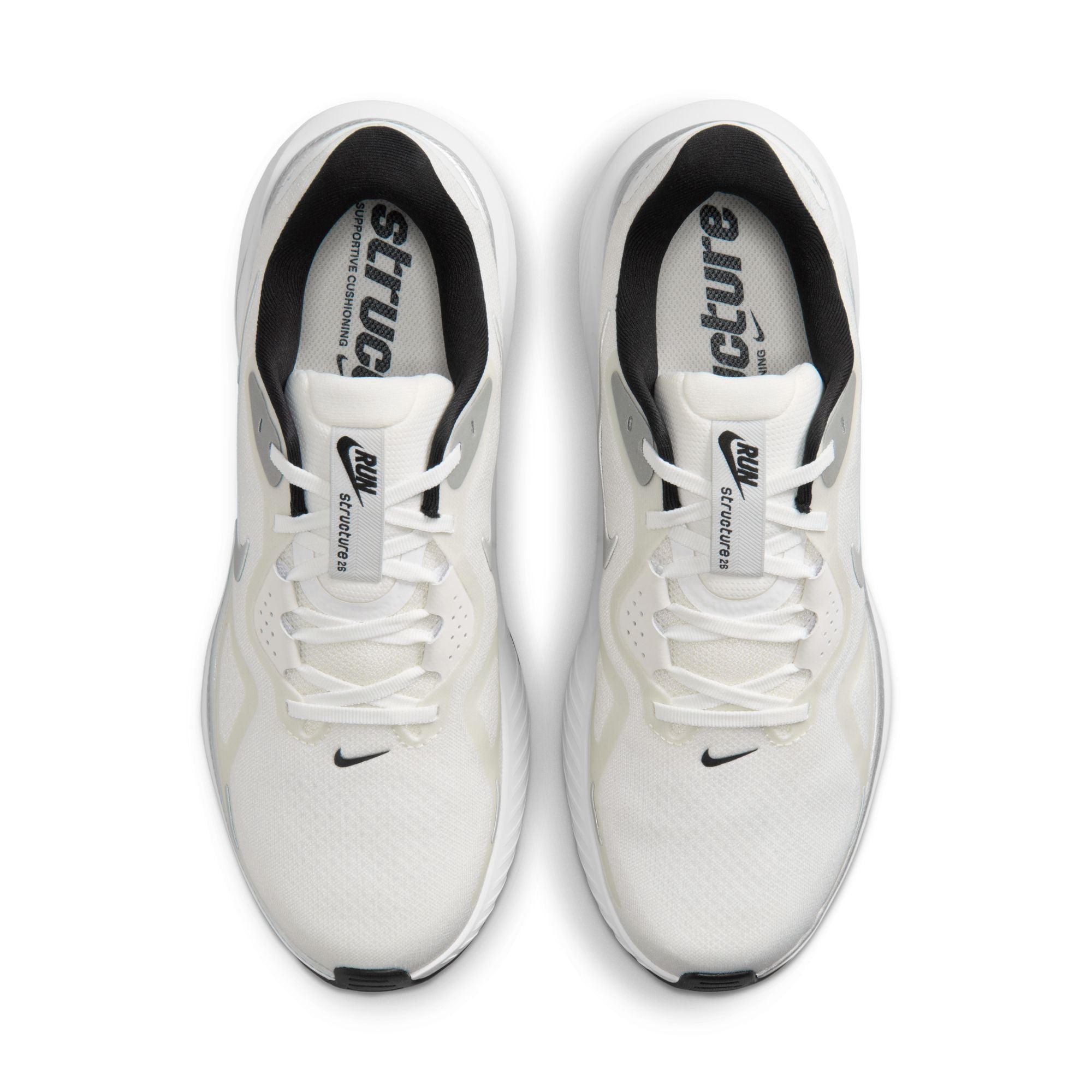 Men’s Structure 26 (100 - Summit White/Metallic Silver-Black-White)