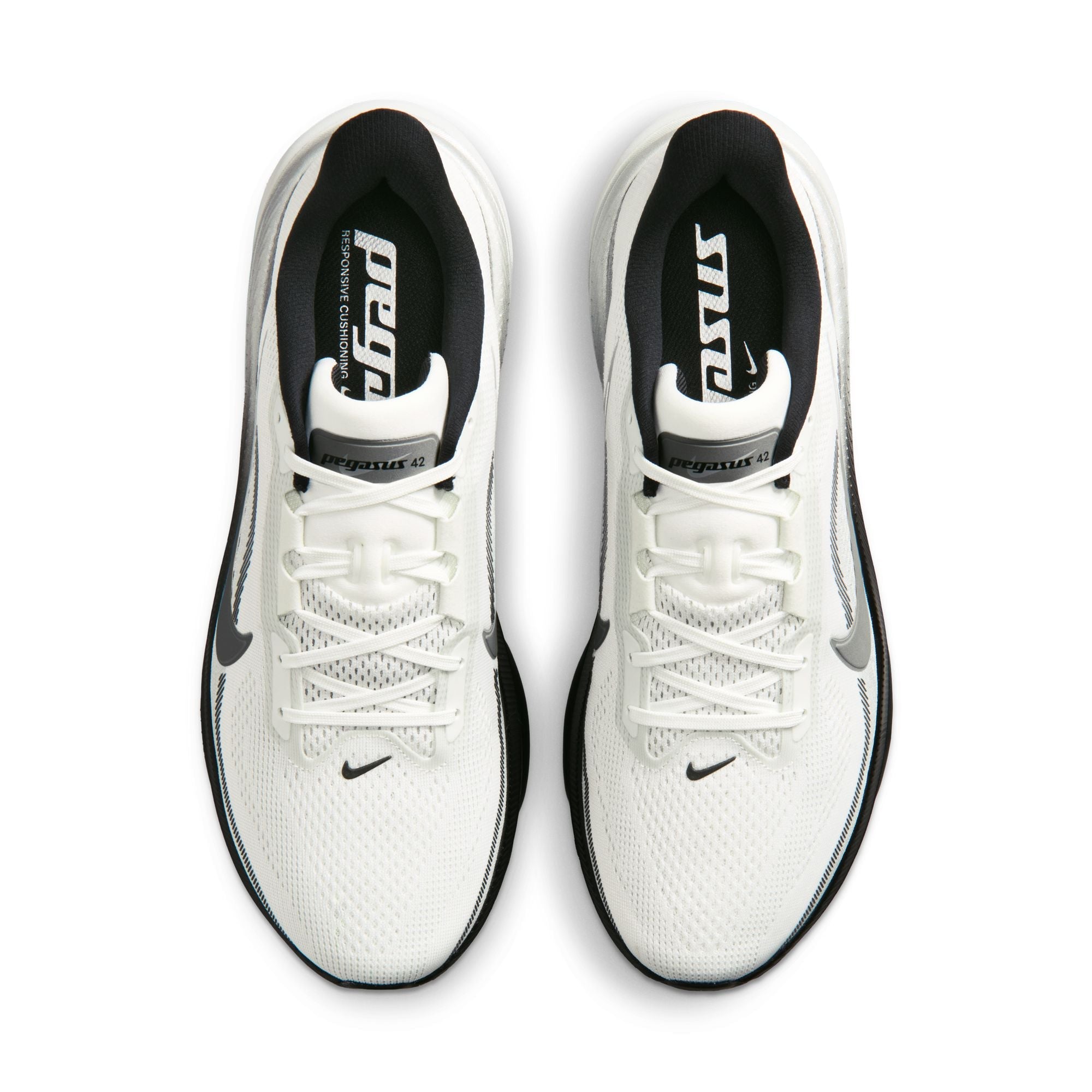 Men's Pegasus 42 (100 - Summit White/Metallic Silver-Photon Dust)