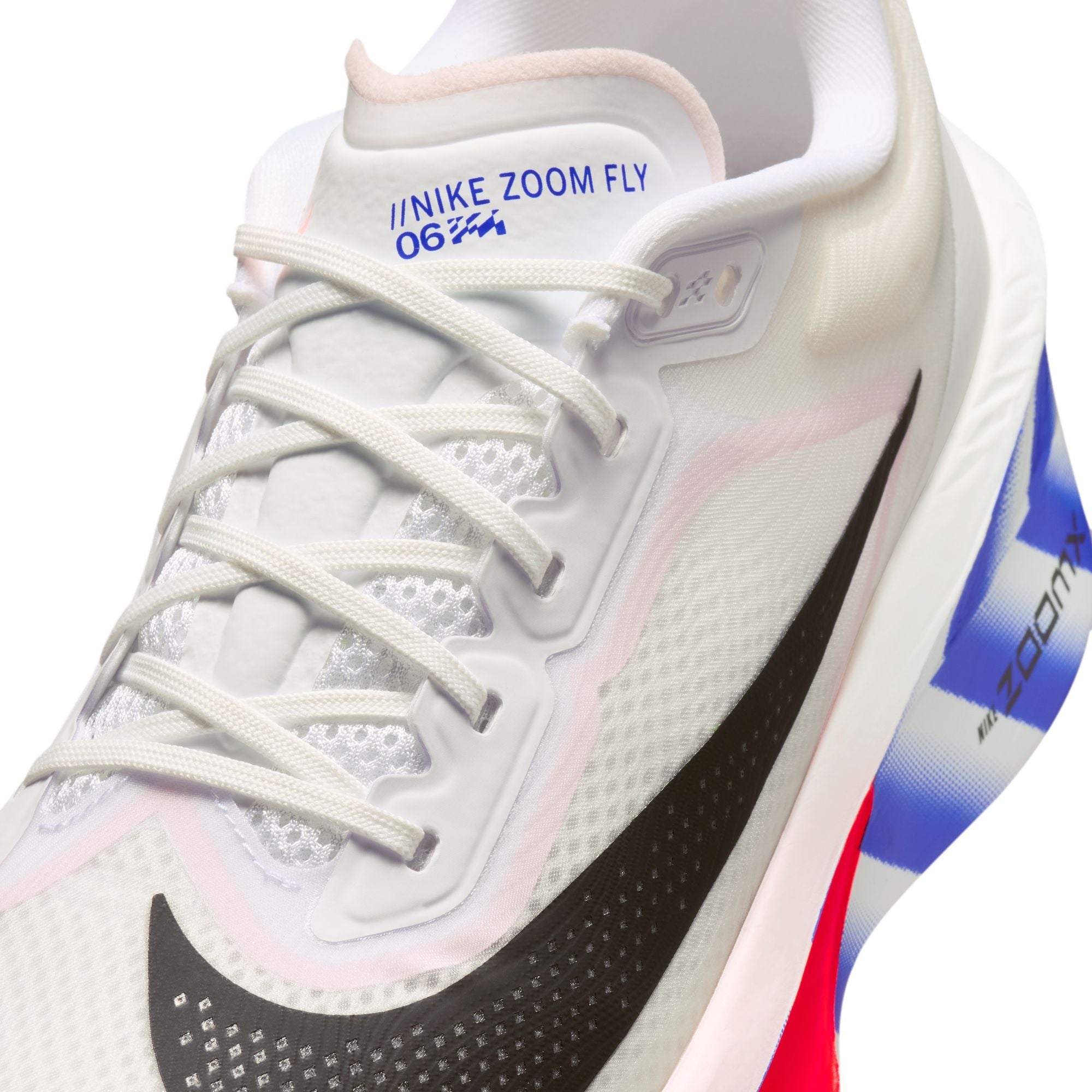 Men’s Zoom Fly 6 (100 - White/Black-Silt Red-Racer Blue)