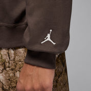 Men's Jordan Brooklyn French Terry Realtree Crew-Neck Sweatshirt - Baroque Brown/Sail