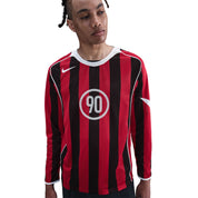 Men's Nike Total 90 Dri-FIT Long-Sleeve Soccer Top - Gym Red/White