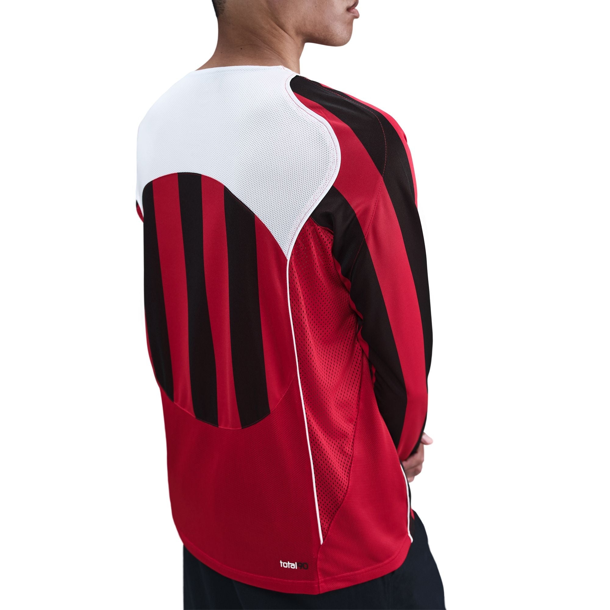 Men's Nike Total 90 Dri-FIT Long-Sleeve Soccer Top - Gym Red/White