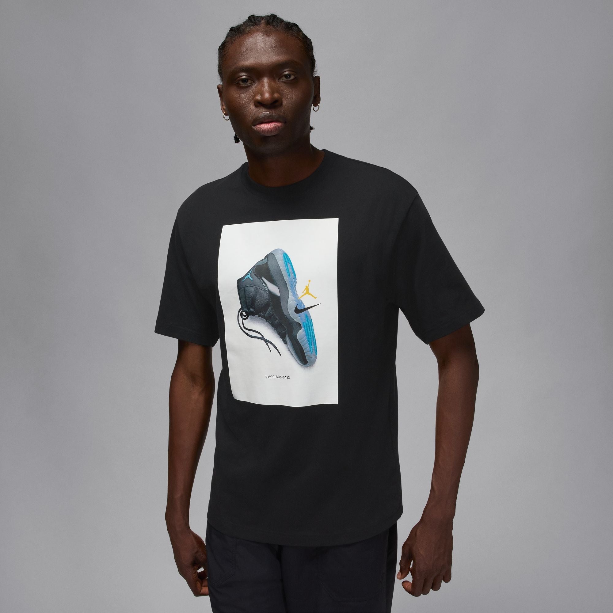 Men's Jordan Brooklyn AJ11 T-Shirt - Black