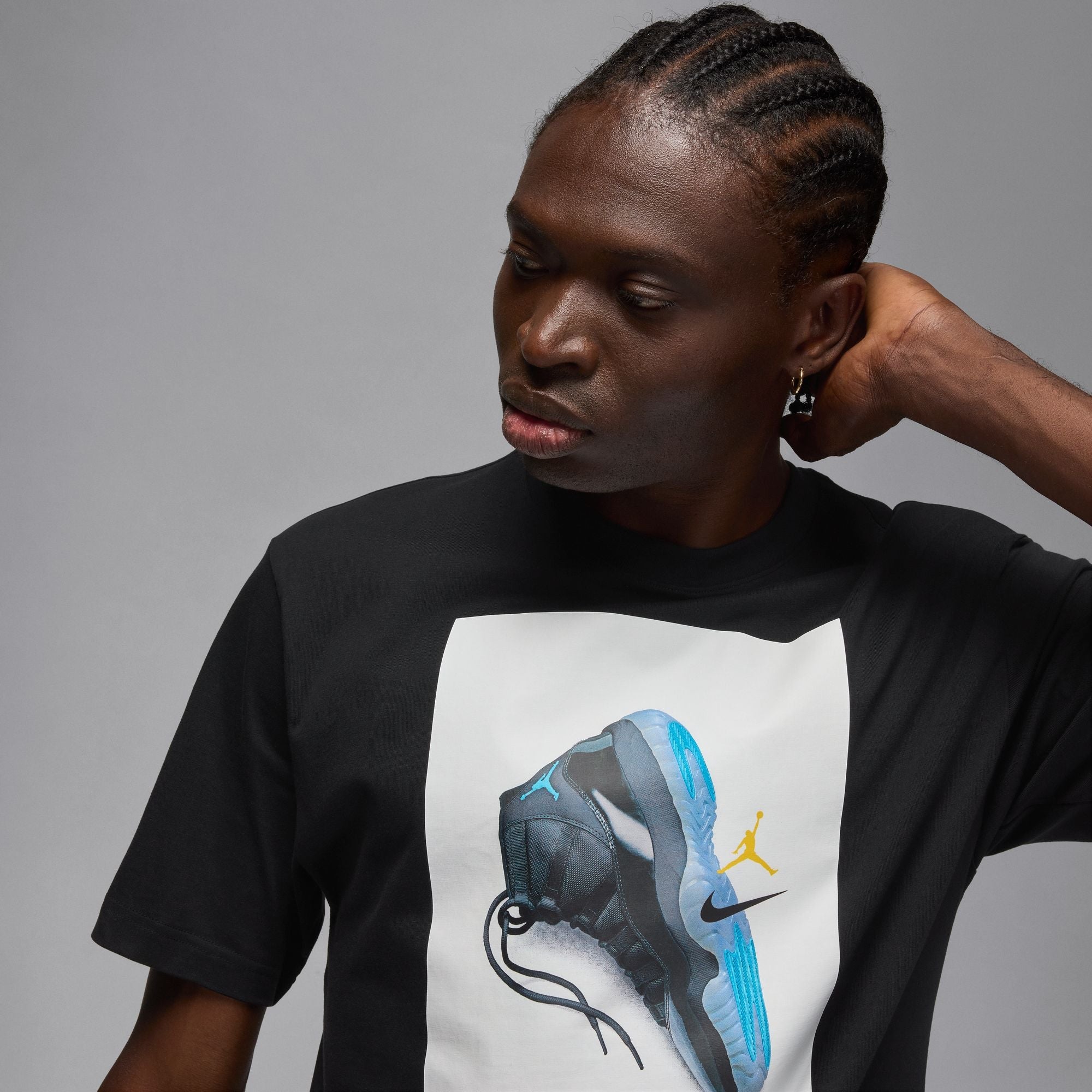 Men's Jordan Brooklyn AJ11 T-Shirt - Black