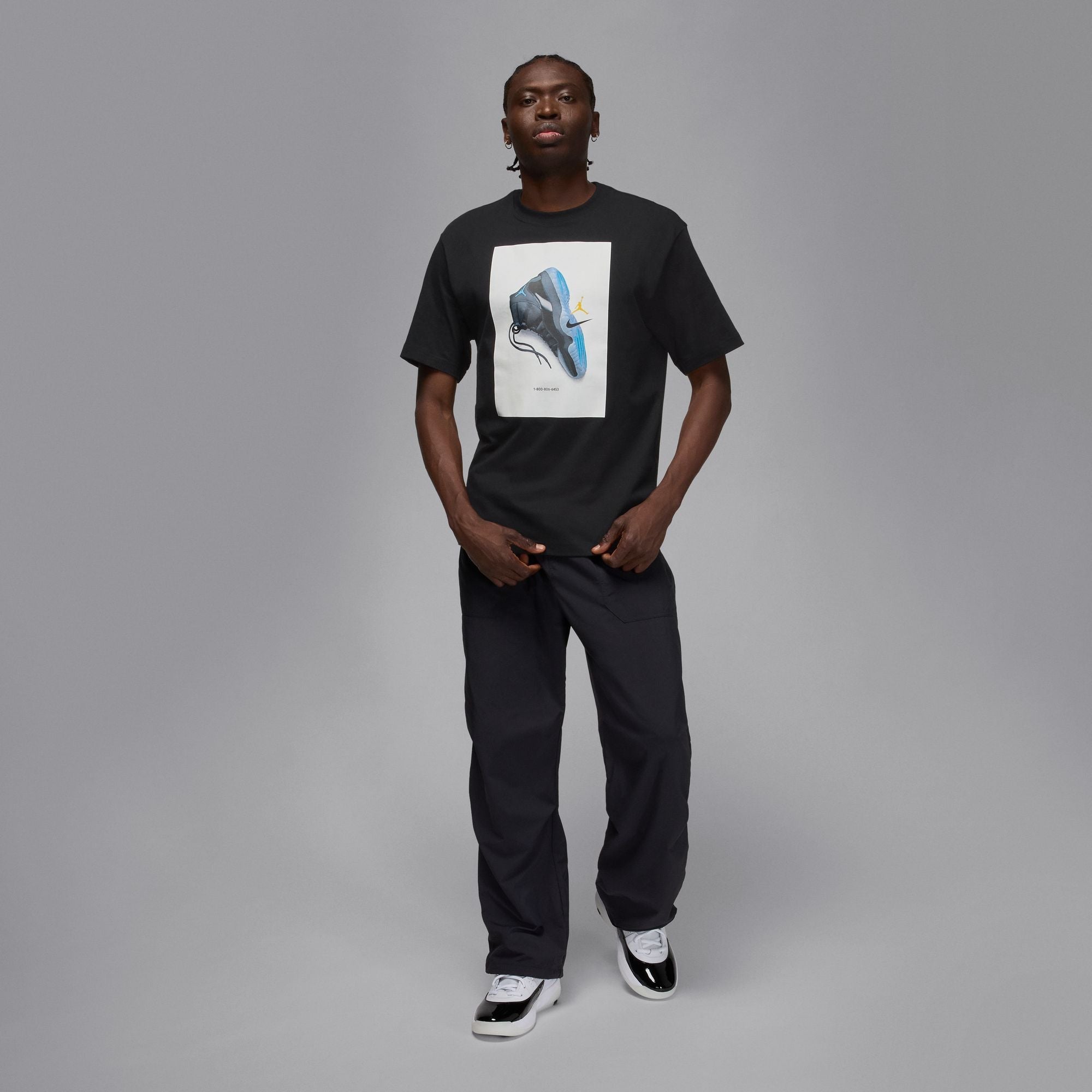 Men's Jordan Brooklyn AJ11 T-Shirt - Black