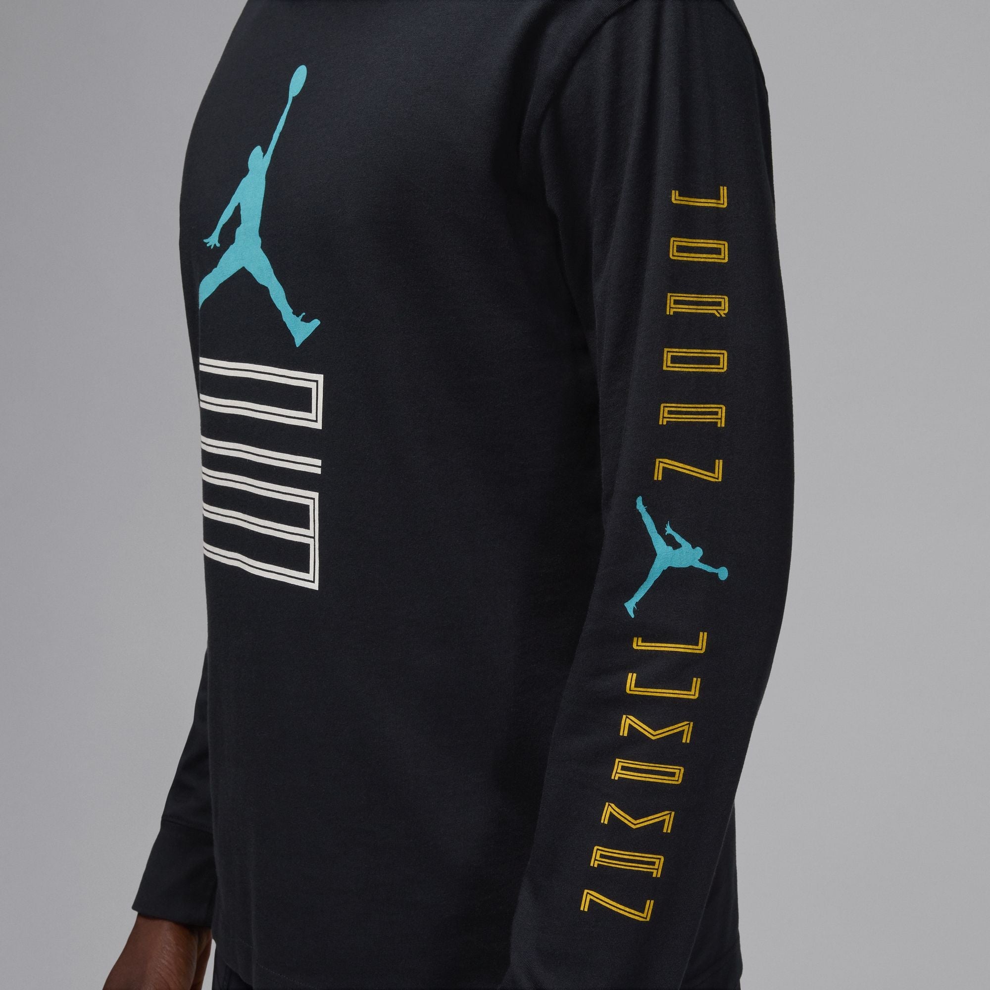 Men's Jordan Brooklyn AJ11 Graphic Long-Sleeve T-Shirt - Black