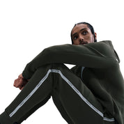 Men's Nike Tech Fleece Joggers with Reflective Accents - Sequoia/Black