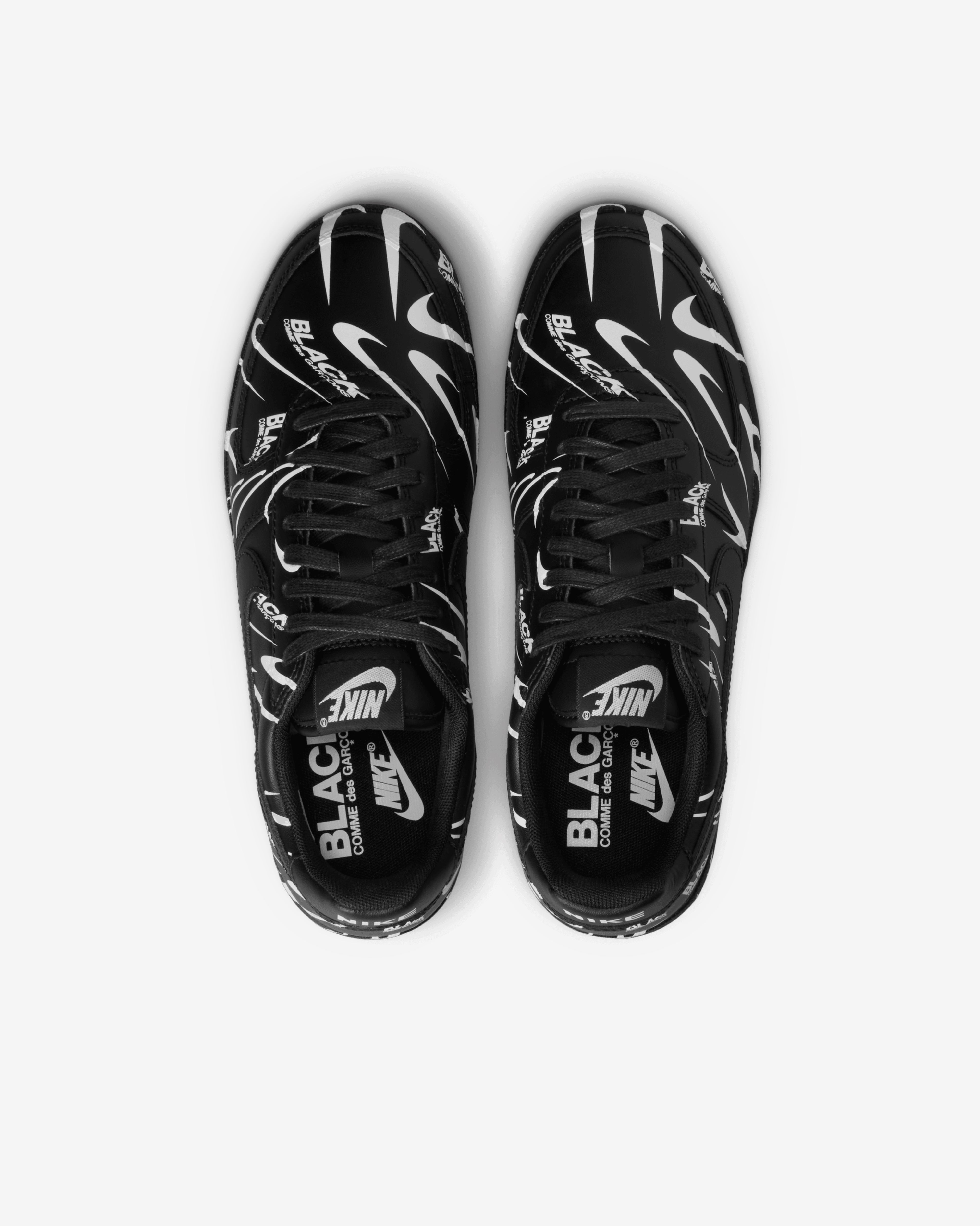 Black Comme des Garçons - Women’s Nike Field General '82 Sneakers - (Black)