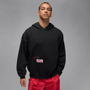 Men's Jordan Brooklyn Oversized Pullover Hoodie - Black