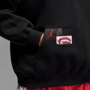 Men's Jordan Brooklyn Oversized Pullover Hoodie - Black