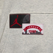Mens Jordan Brooklyn Oversized Pullover Fleece Hoodie - Grey