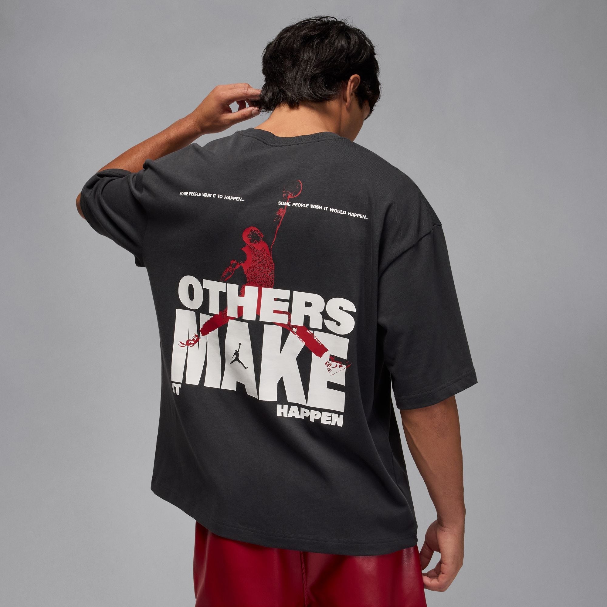 Men's Jordan Reissue Oversized T-Shirt - Off Noir