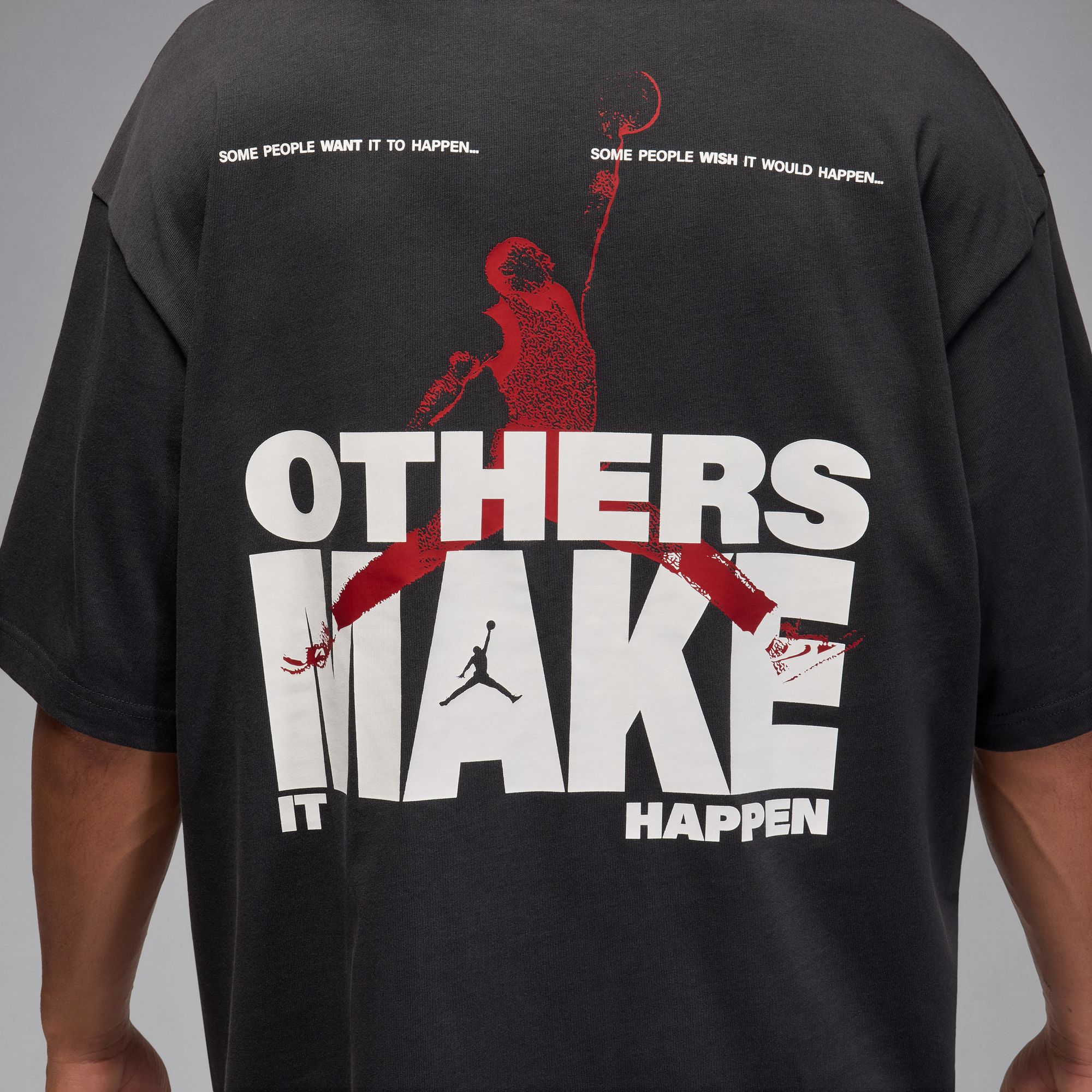 Men's Jordan Reissue Oversized T-Shirt - Off Noir