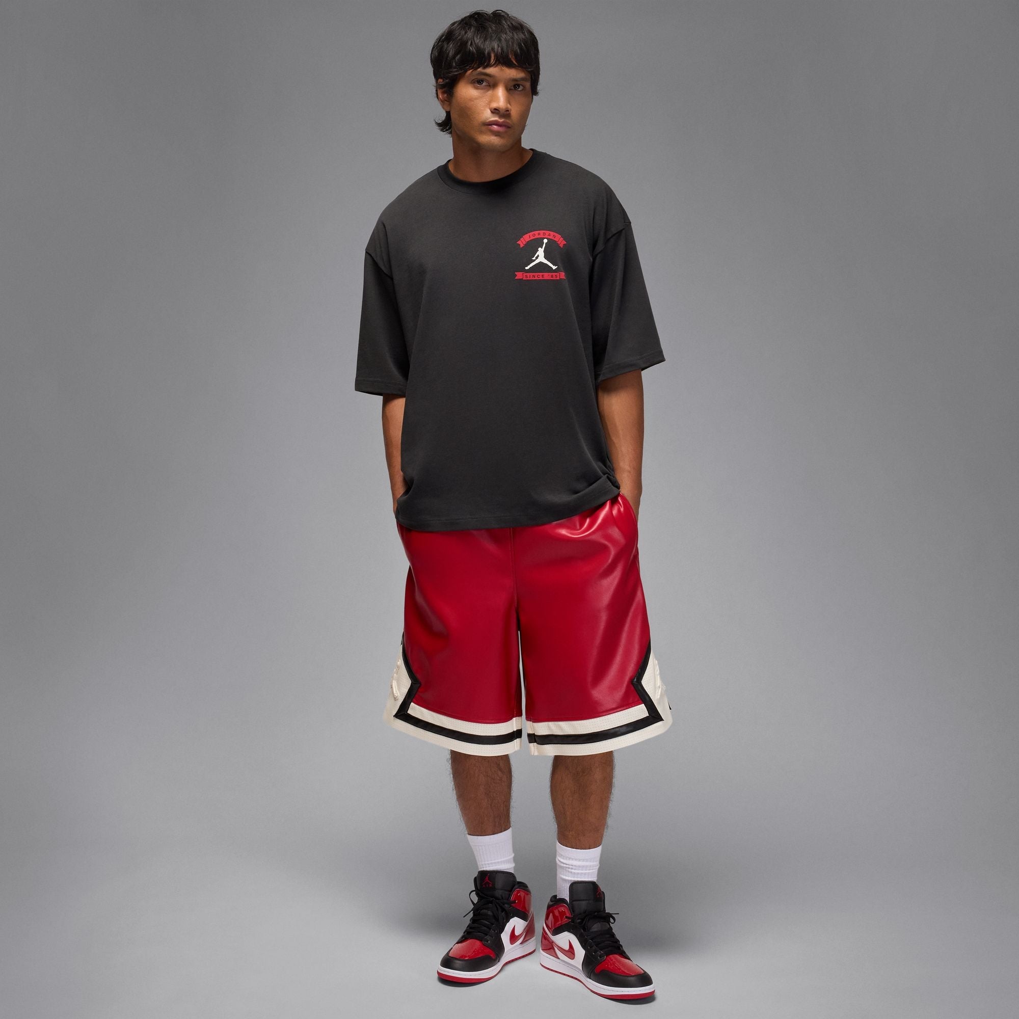 Men's Jordan Reissue Oversized T-Shirt - Off Noir