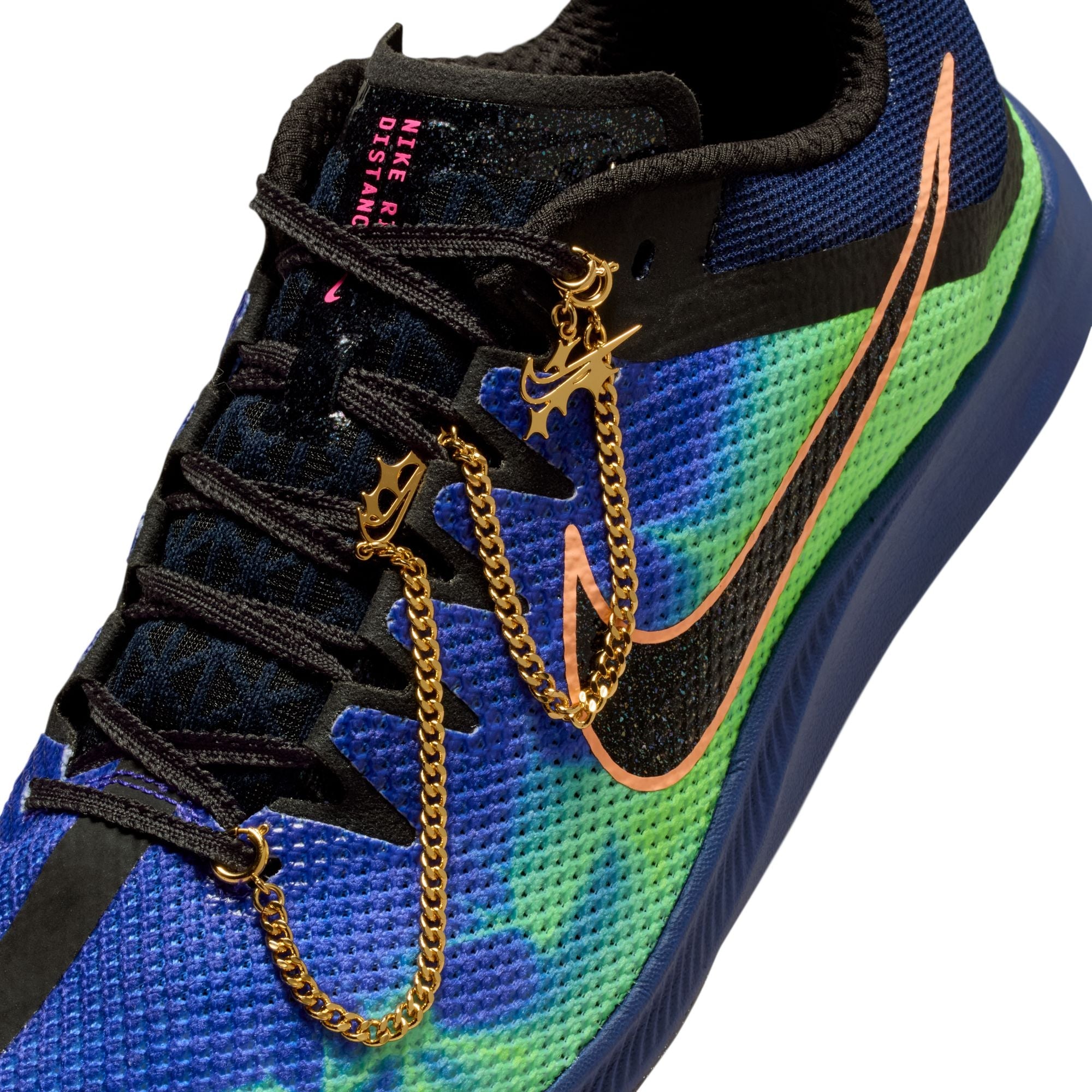 Unisex Zoom Rival Distance Glam (400 - Dark Obsidian/Black-Indigo Burst-Green)