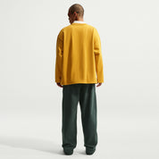 Men's Nike Solo Swoosh Fleece Open-Hem Pants - Black Spruce/White