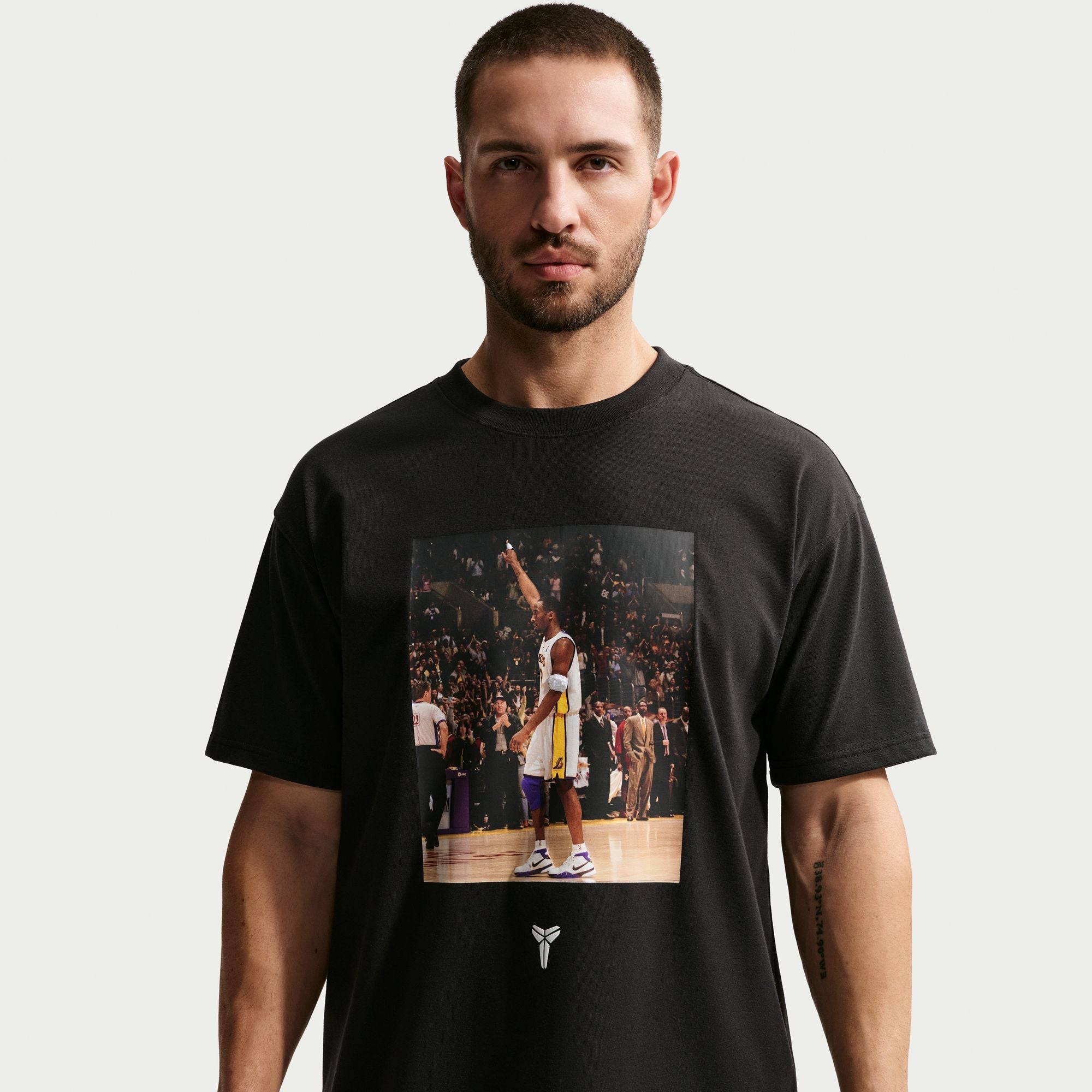 Mens Nike Kobe Dri Fit Short Sleeve Shirt - Black